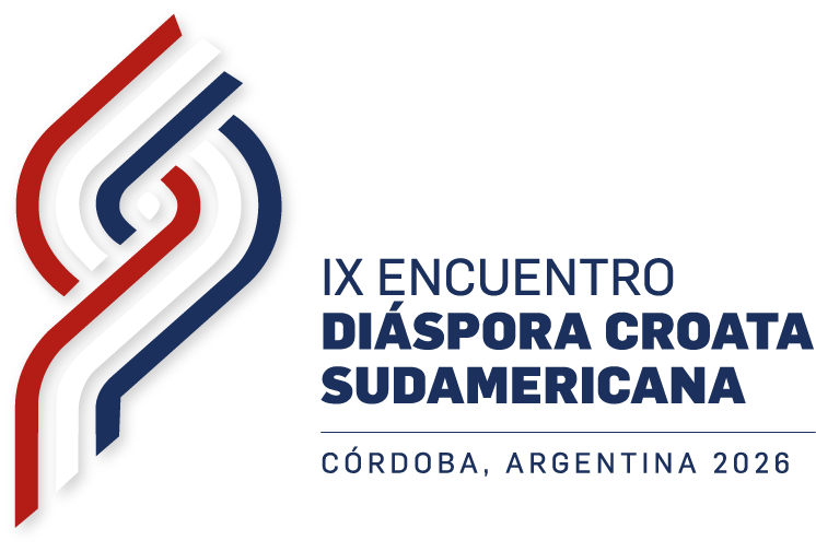 Logo del 9º Encuentro de la Diáspora Croata Sudamericana